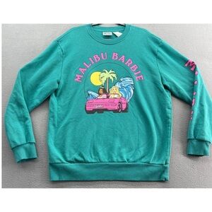 Barbie Teal Crew Neck Sweater